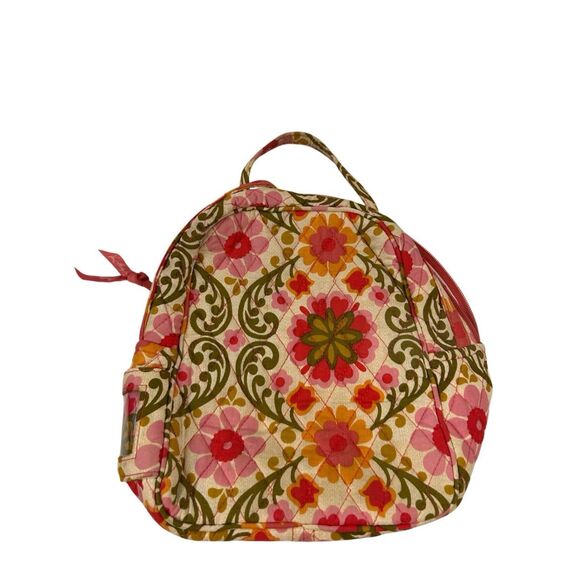 Vera bradley pink insulated lunch bag 10"x10" - Picture 1 of 7